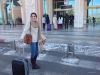 Imane Abidi reist von Agadir nach Lyon, wo sie am Institut Lyonnais ihr französisch verbessern soll (Januar 2016)